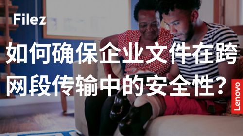 如何确保企业文件在跨网段传输中的安全性？