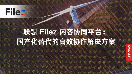 联想 Filez 内容协同平台：国产化替代的高效协作解决方案