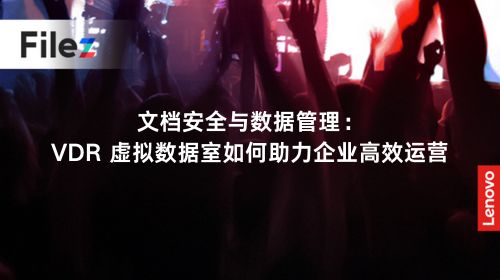 文档安全与数据管理：VDR 虚拟数据室如何助力企业高效运营