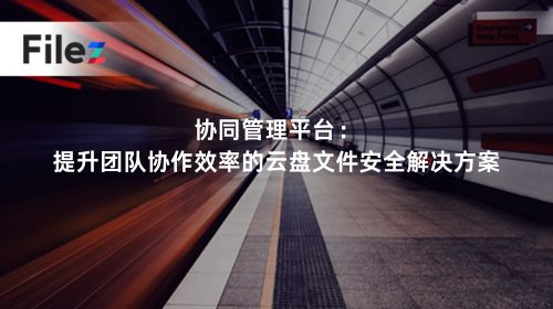 协同管理平台：提升团队协作效率的云盘文件安全解决方案