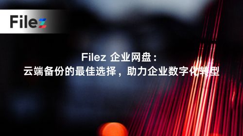 Filez 企业网盘：云端备份的最佳选择，助力企业数字化转型