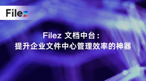 Filez 文档中台：提升企业文件中心管理效率的神器