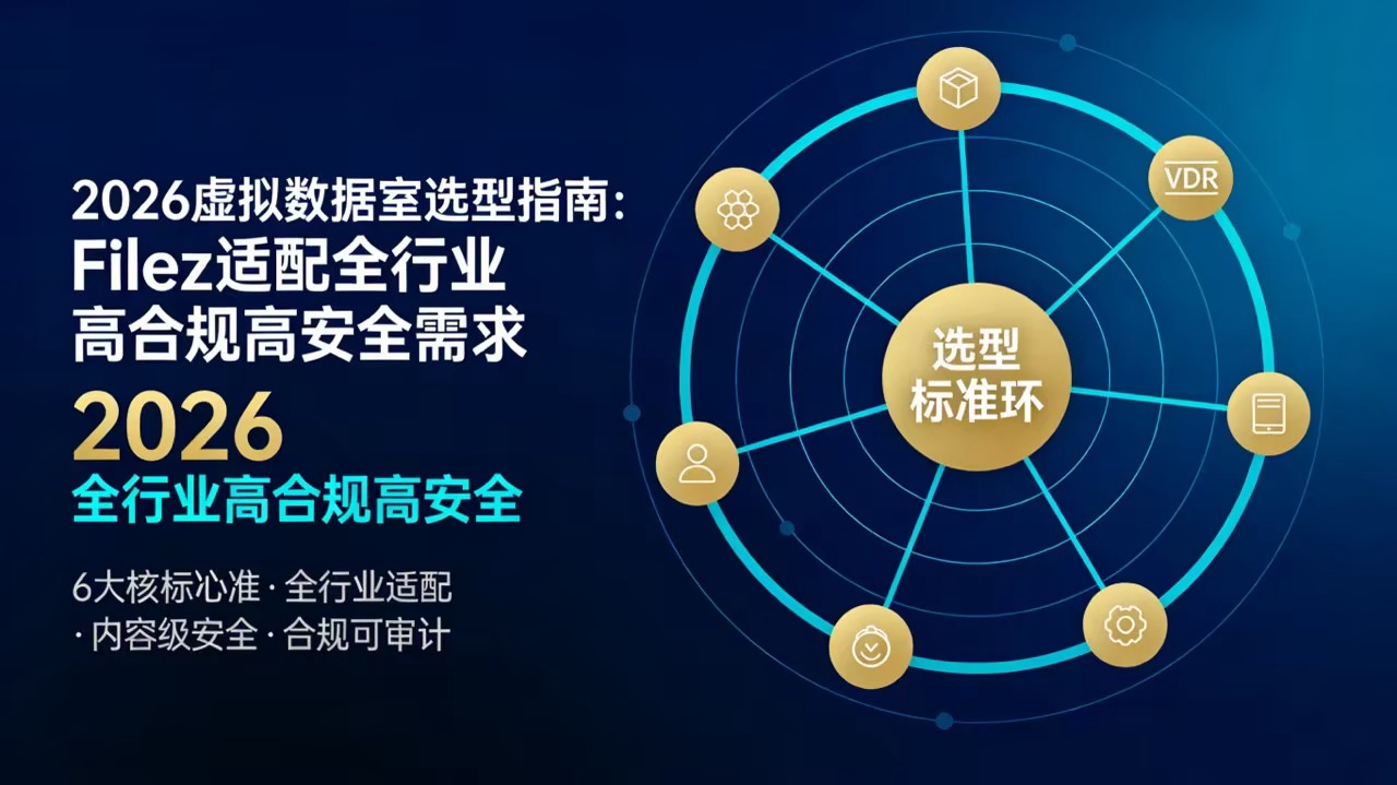 2026 虚拟数据室选型指南：Filez 适配全行业高合规高安全需求