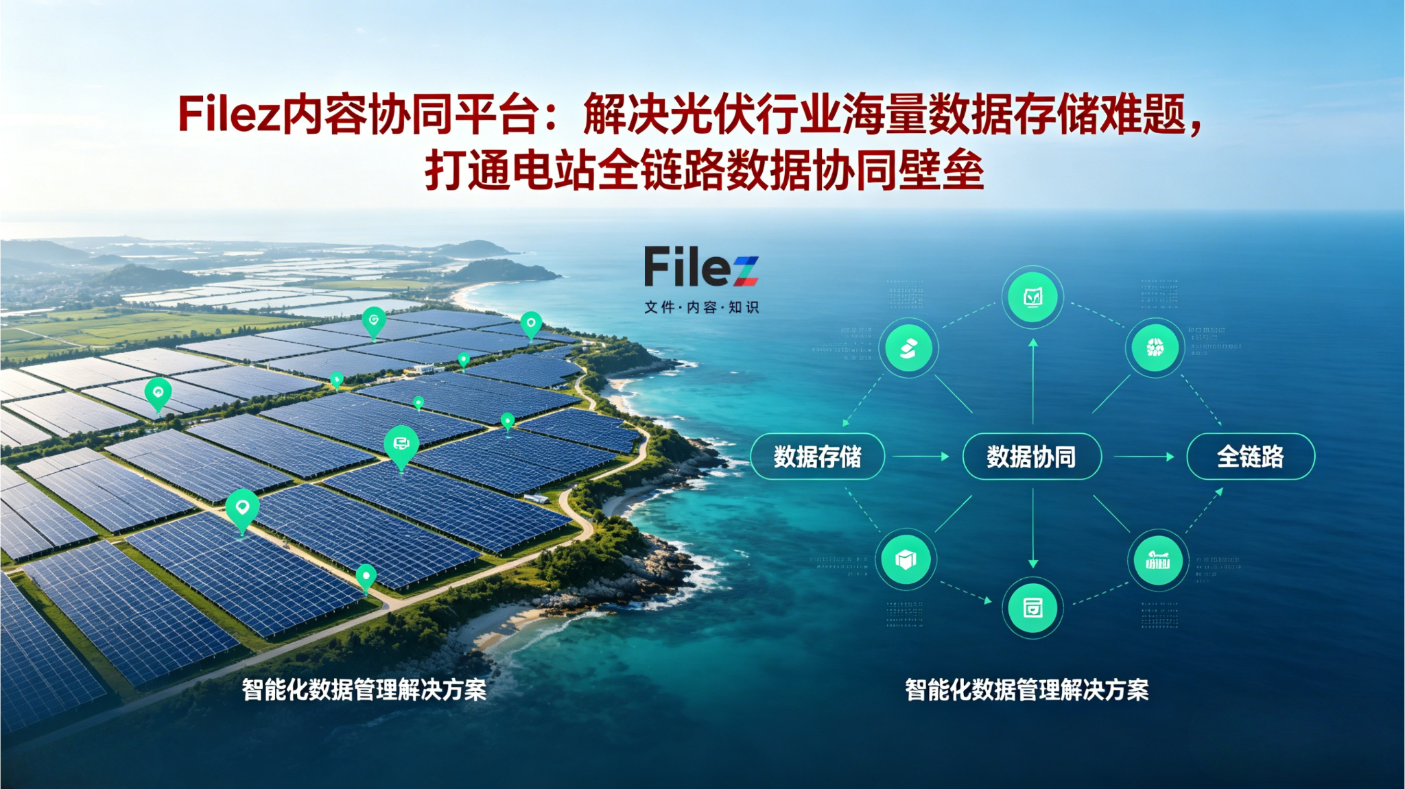 Filez内容协同平台：解决光伏行业海量数据存储难题，打通电站全链路数据协同壁垒
