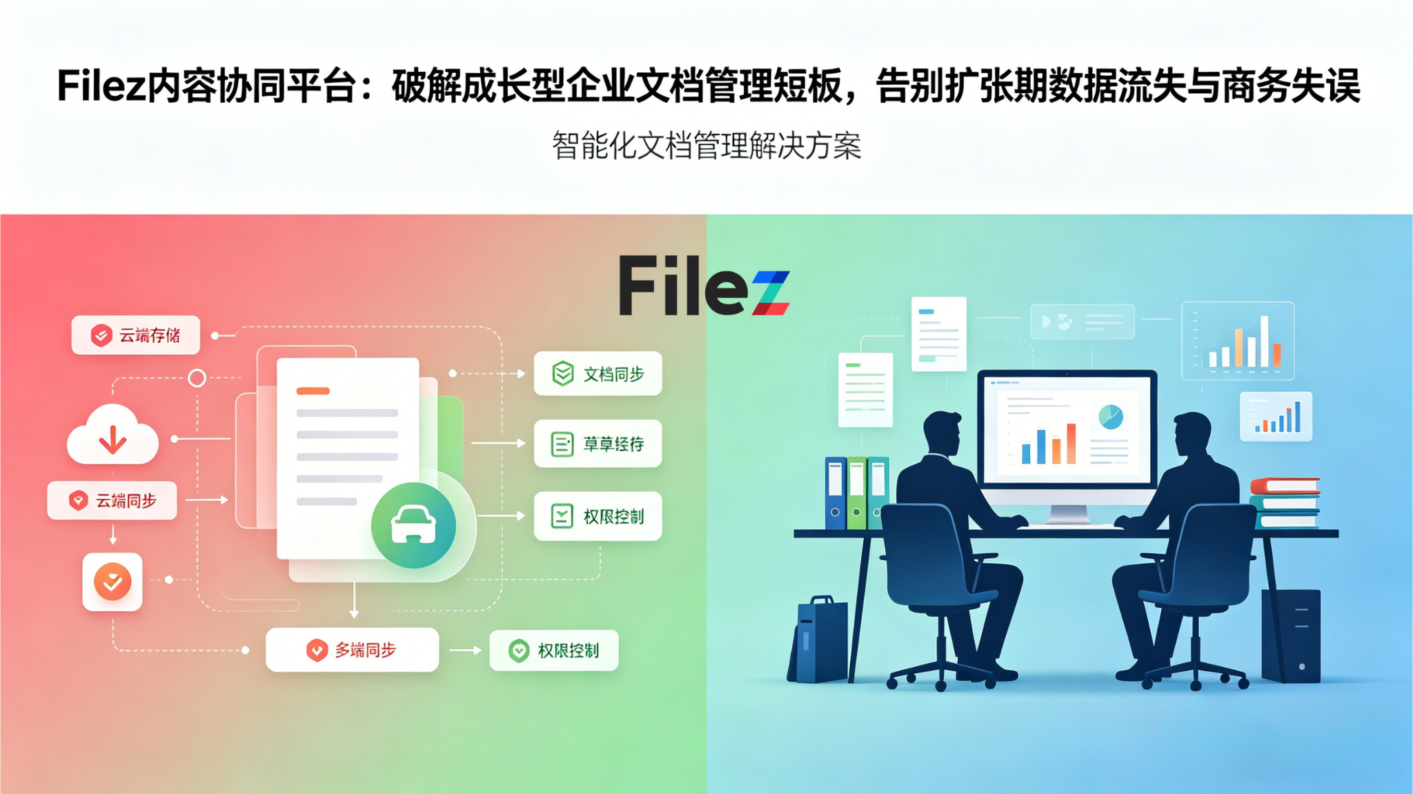 Filez内容协同平台：破解成长型企业文档管理短板，告别扩张期数据流失与商务失误