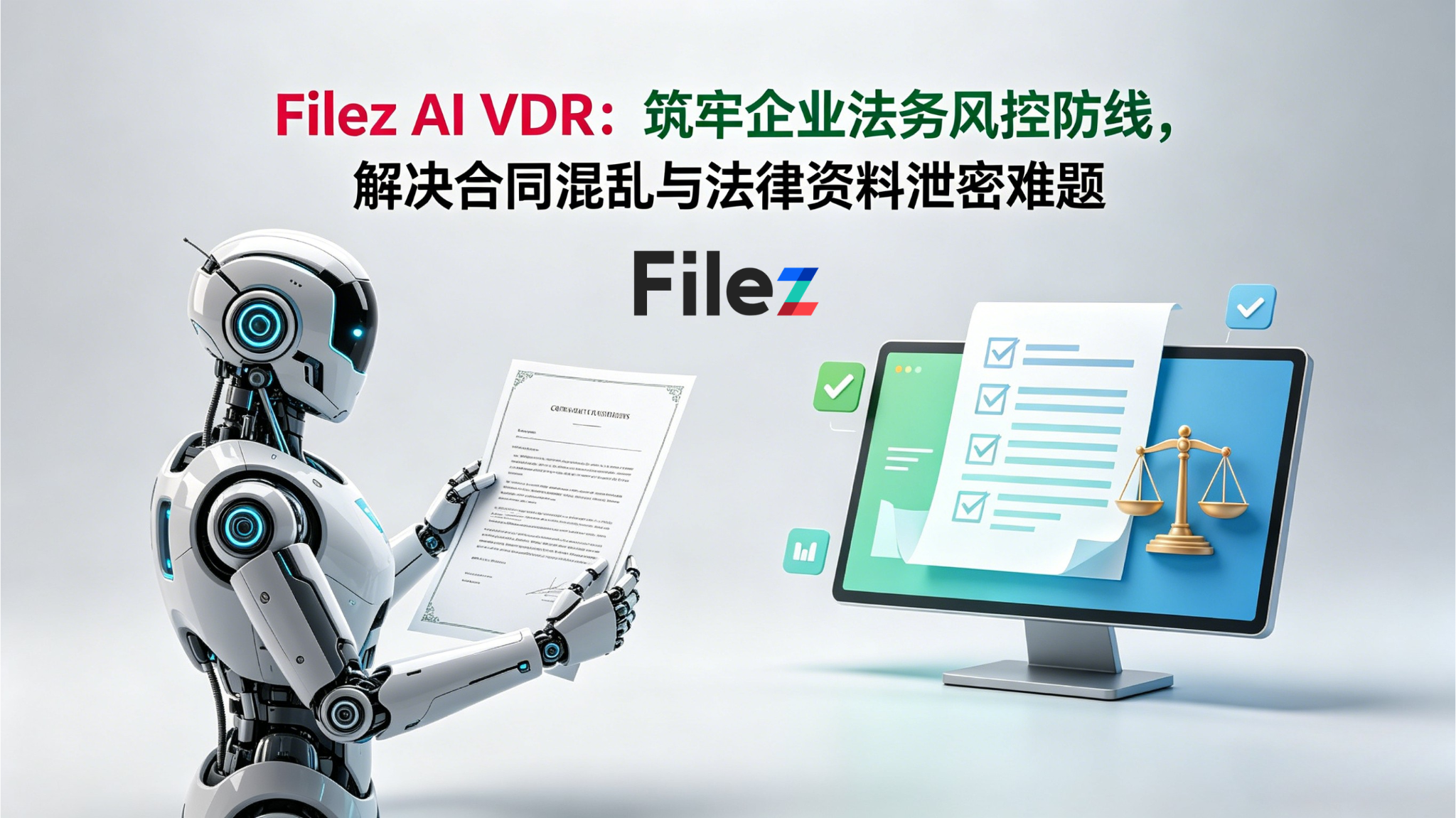 Filez AI VDR：筑牢企业法务风控防线，解决合同混乱与法律资料泄密难题